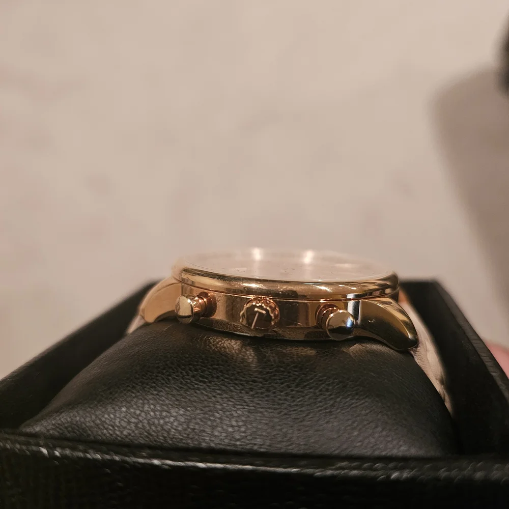 Talley & Twine Gold Watch with Tan Strap
